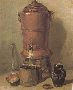 Jean Baptiste Simeon Chardin Copper water tank oil painting artist